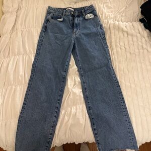 Dark Wash Zara Straight Leg Jeans
